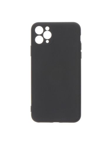Coque soft touch en plastique noire pour iphone 11 pro max