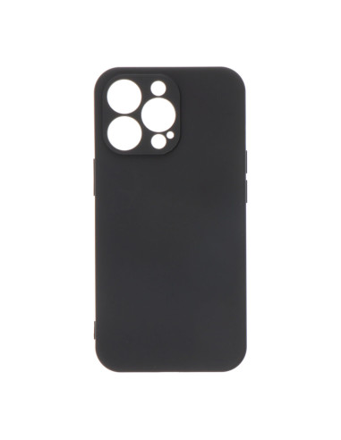 Coque soft touch en plastique noire pour iphone 13 pro