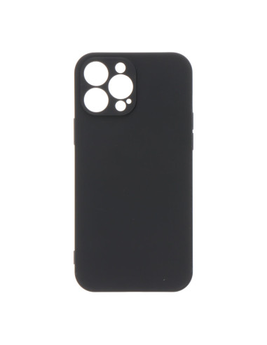 Coque soft touch en plastique noire pour iphone 13 pro max