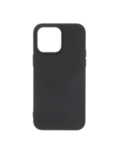 Coque soft touch en plastique noire pour iphone 14 pro max