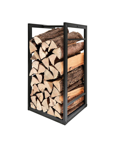 Porte-bois 33x33x68cm edm