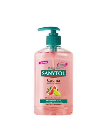 Savon pour les mains de cuisine sanytol 250ml.