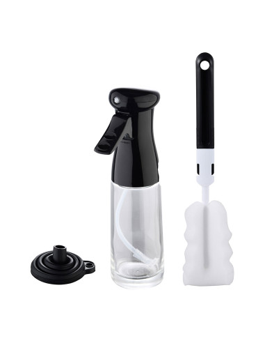 Set de 3 flacons d'huile + pinceau + entonnoir en silicone bgmp-6113 masterpro