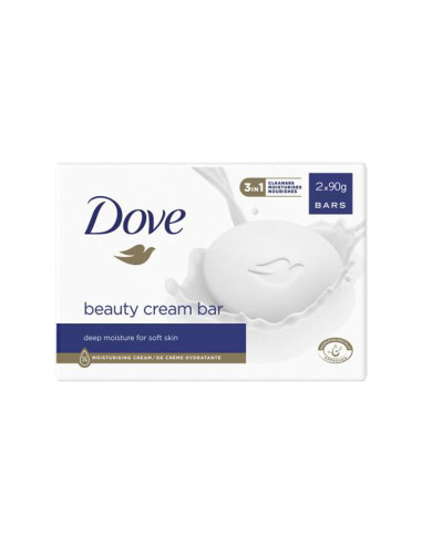 Pack savon dove en tableau 2x90g