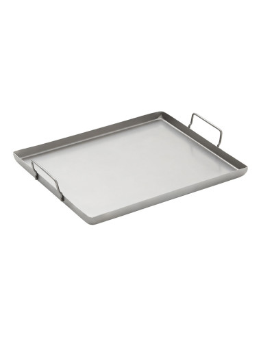 Plateau en acier pour four 18x18x2cm vaello.