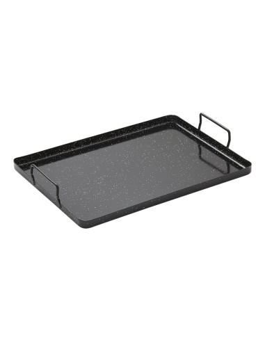 Plateau en acier émaillé pour four 40x40x2cm vaello.