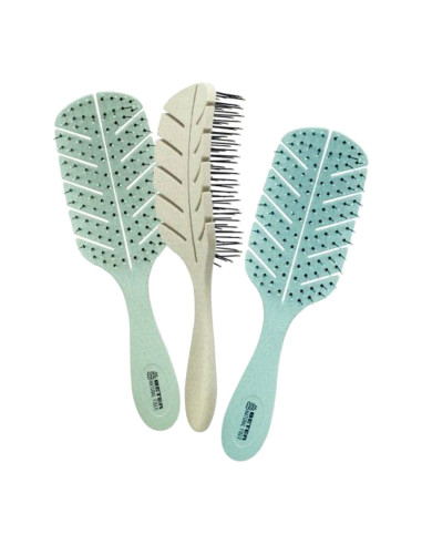 Brosse à cheveux démêlante en fibres naturelles beter couleurs / modèles assortis