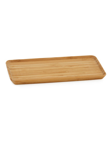Plateau en bois de bambou 27x15x1,5cm ax70063 andrea house