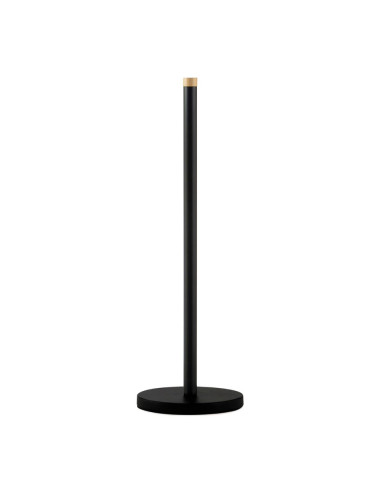 Porte-rouleau de papier toilette en métal noir ba72125 andrea house