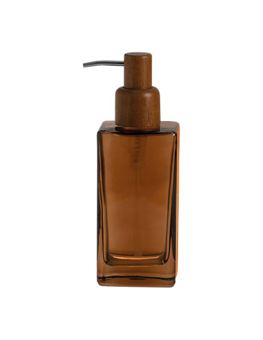Distributeur en verre marron 400ml ba73064 andrea house