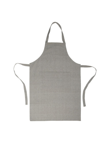 Tablier en coton gris 60x90cm cc20146 andrea house