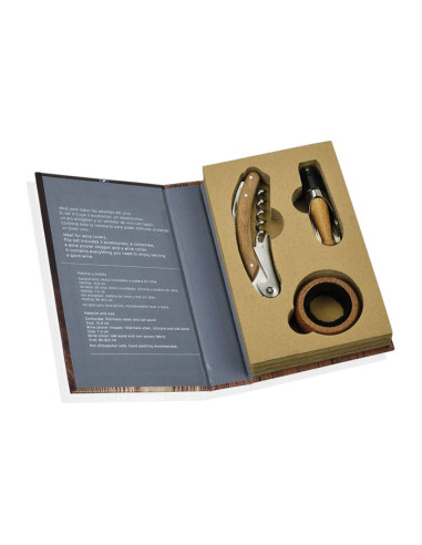 Ensemble de 3 accessoires à vin 11,5x17,5x3cm cc66178 andrea house