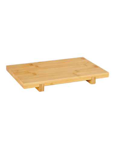 Planche de service en bambou 27x18x3cm ms22199 andrea house
