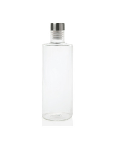 Bouteille en verre ronde ø8x33,5cm 1,5l ms64325 andrea house
