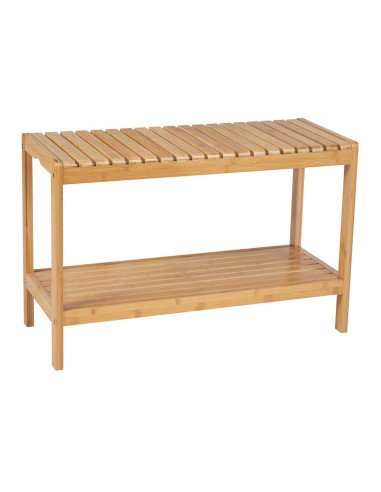 Banquette en bambou 80x32x47cm mu73108 andrea house