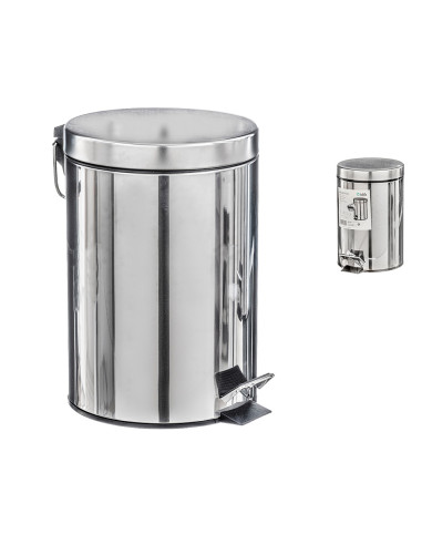 Poubelle en acier de 3 litres avec pédale ballete