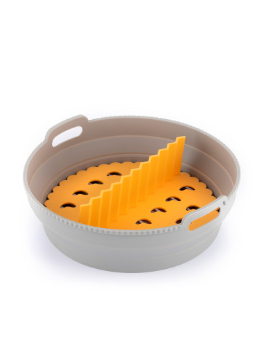Panier en silicone pliable pour friteuse à air v0103780 innovagoods
