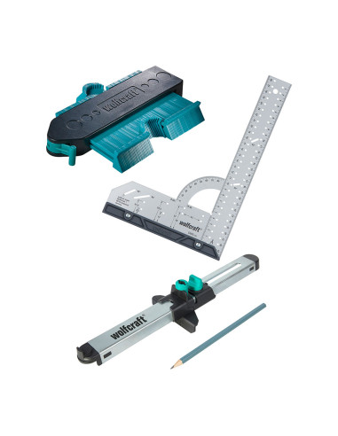 Ensemble pour des planchers parfaits "ajustement de planchers stratifiés et de design" 6976000 wolfcraft