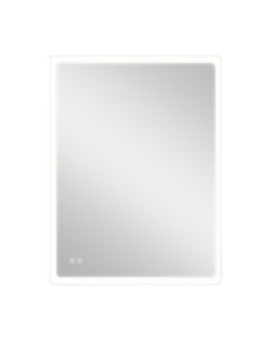 Miroir rectangulaire avec led 20w 80x60cm edm