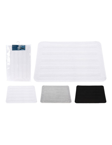 Tapis de bain avec mesures 70x45cm couleurs assorties