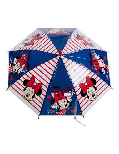 Parapluie automatique transparent minnie ø43,5cm