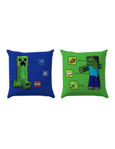 Coussin 35x35cm minecraft
