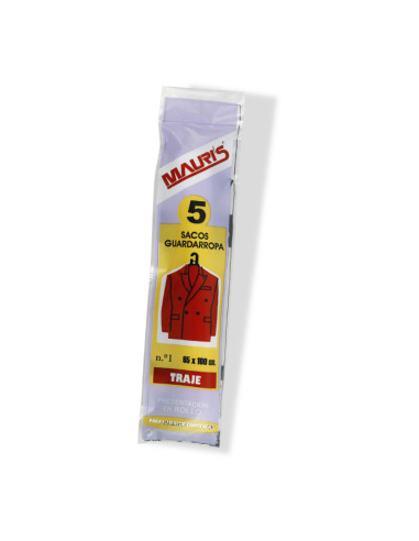 5 sacs garde-robe n°2 veste 65x125cm mauris.