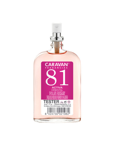 Testeur 30ml caravan edp sra nº 81 lady gratuit pour l'achat de 4 unit. du parfum correspondant au testeur