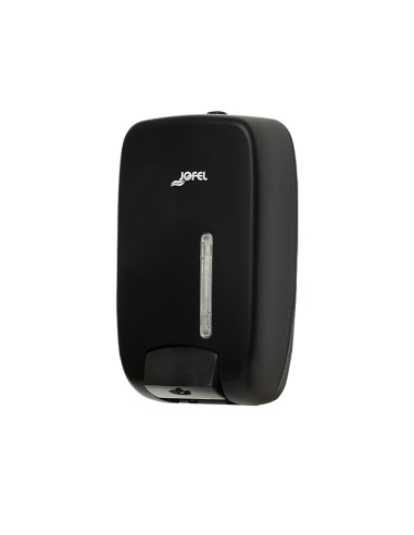 Distributeur de savon intemporel en abs recyclé jofel noir.