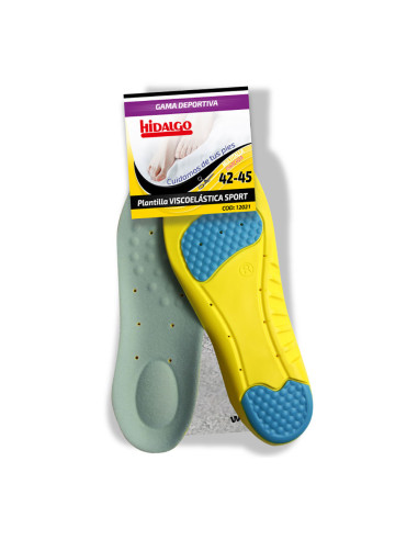 Semelle intérieure pour chaussures viscoesport t: 42-45 hidalgo