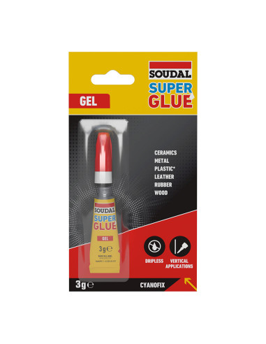 Soudal super colle gel 3g soudal 116390