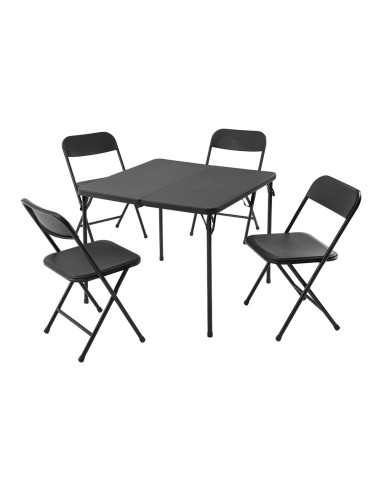 Ensemble table pliante et 4 chaises