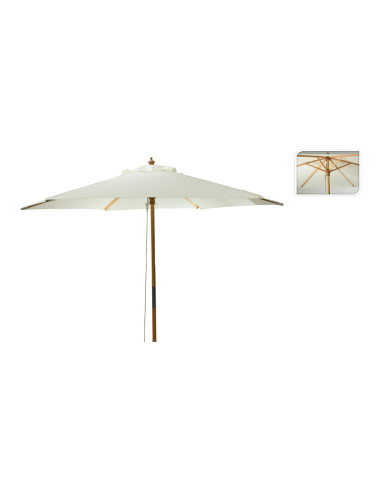 Parasol avec manche en bois, diamètre 250cm