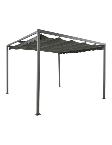 Pergola pour l'extérieur 300x300x220cm gris anthracite 891705