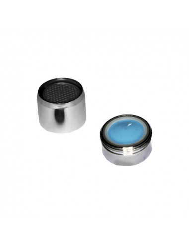 Réducteur - économiseur de débit d'eau. pour baignoire. couleur chrome. mâle 28/100mm (emballé)