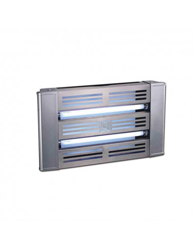 Exterminateur d'insectes professionnel avec plaque adhésive 2x15w 61x8.5x35cm spécial hospitalité-alimentaire. edm