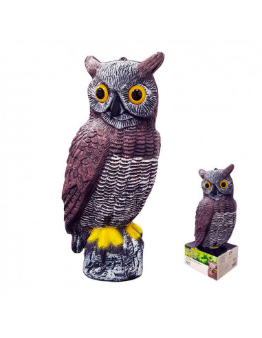 Chouette repulsifs oiseau ø19x40cm edm