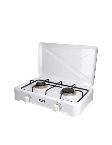 Cuisiniere a gaz emaille 2 feu 46x30x12cm edm