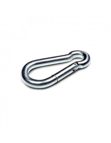 Mousqueton pompier zinc 10cmxø10mm