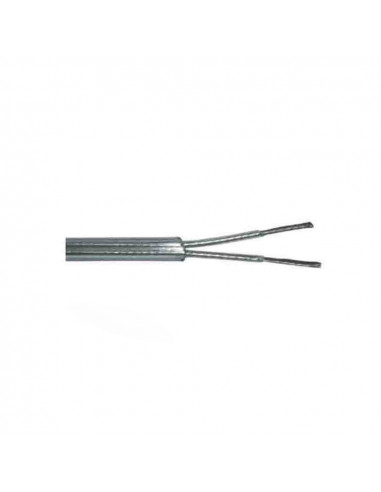 Câble électrique transparent pvc h 05 vv-f 2x0,75mm euro/mts