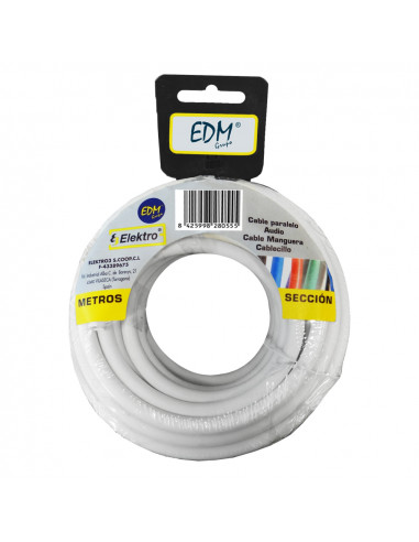 Enrouleur de câble coaxial blindé en aluminium 20m edm