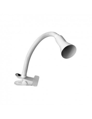 Lampe avec pince modèle tokyo e14 40w couleur blanche edm