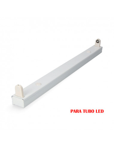 Réglette fluorescente pour tube led 1x9w (eq. 18w) 220v 61cm edm