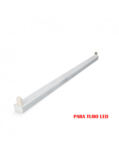 Réglette fluorescente pour tube led 1x18w (eq. 36w) 220v 123cm edm