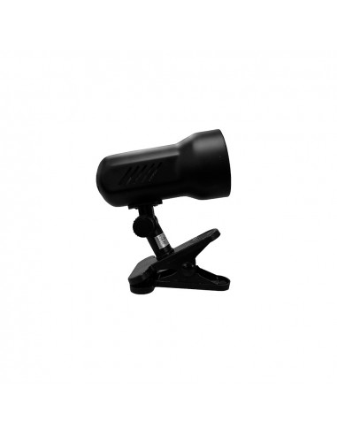 Projecteur avec pince couleur noir e27 reinforcée model galaxy edm