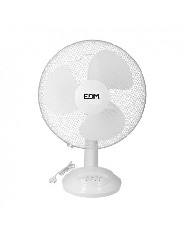 Ventilateur de table blanc puissance: 45w pales: ø40x61cm edm