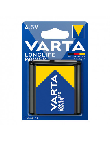 Pile alcaline varta longlife power 3lr12 (emballage 1 unit) 62x22x67mm