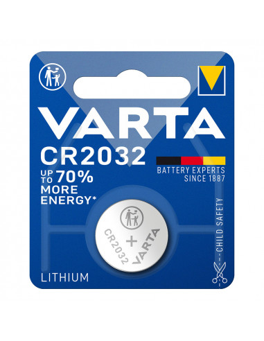 Micro pile lithium varta cr2032 3v (emballage 1 unit) ø20,0x3,2mm