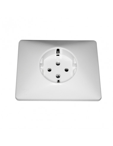 Prise t/tl 25a 380v avec plaque simon
