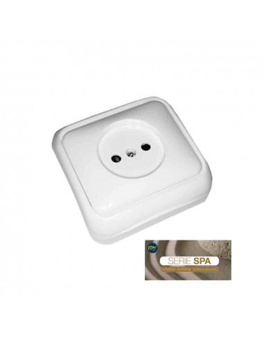 Prise de surface 10/16a "série spa" (sac blister)
